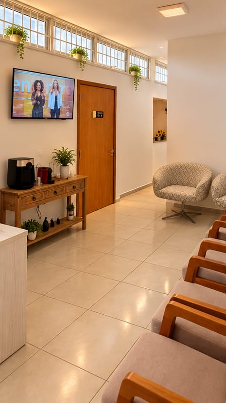 Recepção do Consultório